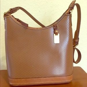 Light Brown Leather Dooney & Bourke Purse